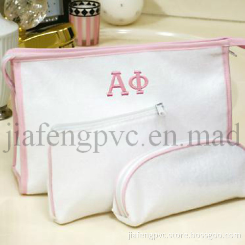 Cheap and Elegant Microfiber Cosmetic Set Bag